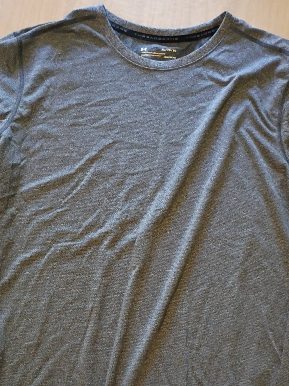 Under Armour Men's Short-Sleeve Crew Neck Shirt - Charcoal